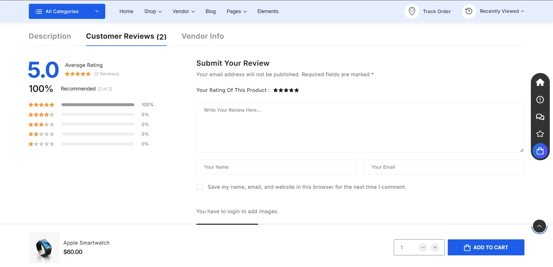Wolmart Review: The Ultimate Multi-Vendor Marketplace WooCommerce Theme 11 Wolmart Multi-Vendor Marketplace WooCommerce Theme product review section design 01